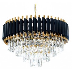 Подвесная люстра Funneli LDP 6003-550 BK+F.GD Lumina Deco