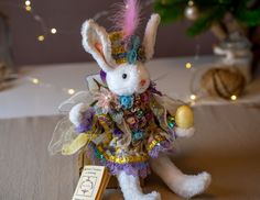 Коллекционная кукла ЗАЙКА САЛМА - МУЗА ЛАВАНДОВОЙ ВЕСНЫ, 36 см, Goodwill