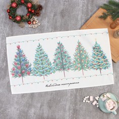 Полотенце Этель Сказочный лес, 40х73 см, 100% хлопок