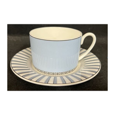 Чайный сервиз Hankook Шрайн 6 персон 12 предметов бело-голубой