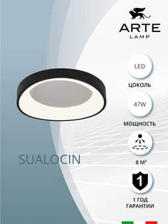 Потолочный светильник Arte Lamp SUALOCIN A2698PL-48BK