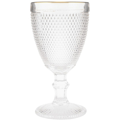 Бокал для вина Homeclub Crystal gold 300 мл