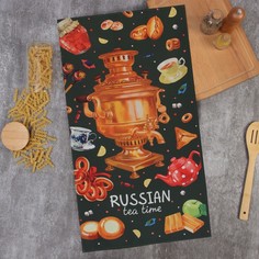 Полотенце Этель Самовар, 40х73 см, 100% хлопок