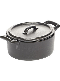 Форма для запекания Revol Belle Cuisin с ручками керамическая 13,5x12,2 см с крышкой чер Револ