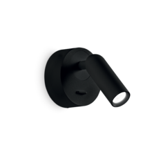 Светильник настенный ideal lux Bean AP Round 3Вт 280Лм 3000К LED IP20 230В Черный 260617