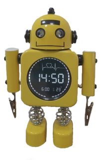 Часы-будильник Stella clock 2754YL-LED Робот