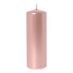 Свеча Mercury Deco Glossy 5x15 см розовое золото