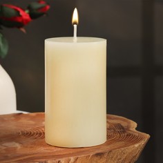 Свеча Yueyan Candle Гардения жасминовидная, 6х10 см цилиндр ароматическая