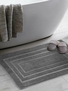 Полотенце-коврик махровое для ног 50х70 (коврик) Унисон Bolzano серый