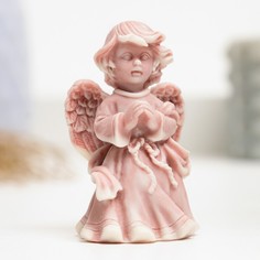 Фигура Сувениры из мраморной крошки Ангелочек молящийся, 9954100, 6 см