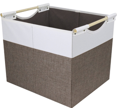 Короб для хранения Еврогарант Cappuccino 38х32х32 бамбук