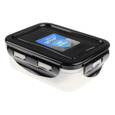 Контейнер герметичный для СВЧ с защелками, 0,33л, 130х100х45мм, пластик Good&Good