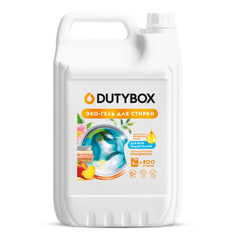 Гель для стирки DutyBox концентрат Персик и масло жажоба 200 стирок, 5 л
