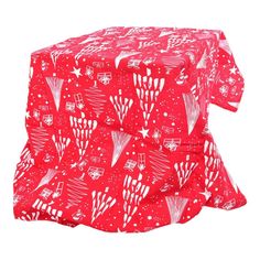 Скатерть Mercury Textile Christmas 140 х 180 см хлопок красная