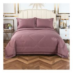 Комплект постельного белья Sofi De Marko Нельсон № 14 семейный мако-сатин розовый