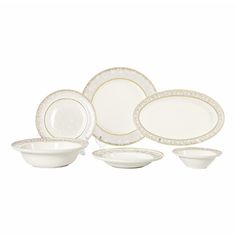 Столовый сервиз Macbeth bone porcelain Kimberly 6 персон 26 предметов