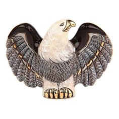 Статуэтка De Rosa Белоголовый орлан F140 керамика 8 х 12 х 15 см Koopman International