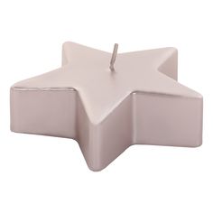 Свеча Mercury Deco Metallic star 9x3 см розовое золото