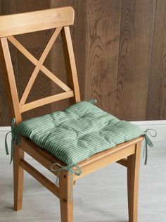Комплект подушек на стул плоских 40х40 (2 шт.) Унисон 33068-9 Loft Cafe