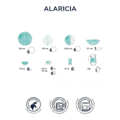 Набор столовый ALARICIA 44 предмета Luminarc