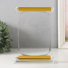 Сувенир стекло Стела наградная в виде свитка 13х4,7х19 см No Brand