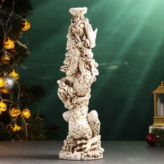 Подсвечник Хорошие сувениры Дракон 37х18х18см, антик