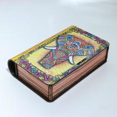 Шкатулка книга Слон, 20х13х5 см No Brand