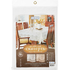 Скатерть Niklen кружевная 100% ПВХ 137х180 см 1289, 893707