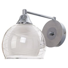 Бра Джая 1x60Вт E27 хром 20х15х15см. No Brand