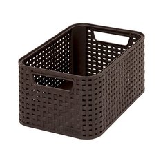 Корзина для белья Curver Natural Style S 6л темно-коричневый (03614-210)