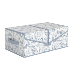 Коробка для хранения вещей с крышкой, Valiant TI-BOX-T2, 50х30х20 см