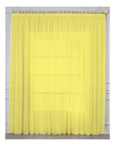 Штора классическая Amore Mio 383564 300x270 см желтая 383564