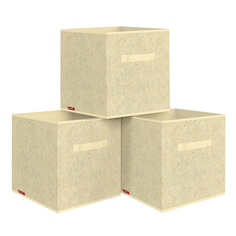 Коробки стеллажные для хранения вещей, Valiant MS-BOX-3L 3 шт 28х28х28 см