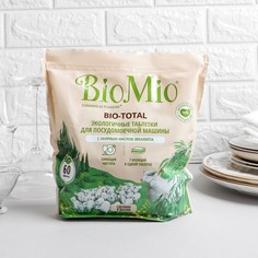 Таблетки для посудомоечной машины BioMio с маслом эвкалипта, 60 шт