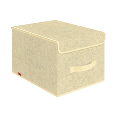 Коробка для хранения вещей с крышкой, Valiant MS-BOX-LM, 30х40х25 см