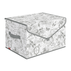 Коробка для хранения вещей с крышкой, Valiant VG-BOX-TM, 40х30х25 см