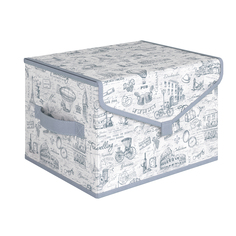 Коробка для хранения вещей с крышкой, Valiant TI-BOX-TS, 30х25х20 см