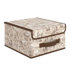 Коробка для хранения вещей с крышкой, Valiant TC-BOX-LS, 28х30х16 см