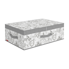 Коробка для хранения вещей с крышкой, Valiant VG-BOX-LD, 58х40х18 см