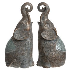 Фигурка декоративная Flando Слон набор из 2-х шт 795339