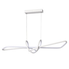 Светильник подвесной светодиодный De Markt люстра белая LED Аурих 108010101