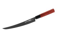 Нож кухонный для нарезки, слайсер, Tanto, Samura Okinawa Stonewash SO-0146BT