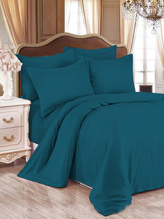 Пододеяльник Milky Garden "TEAL" евро на молнии 200х215 см