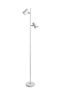Светильник напольный с двумя плафонами Ultra LIGHT MT2029, белый