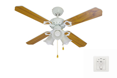 Люстра вентилятор DREAMFAN Princess White REG 105 90106DFN