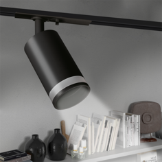 Трековый светильник PTR 28 GU10 BL черный IP20 Jazzway 5040182