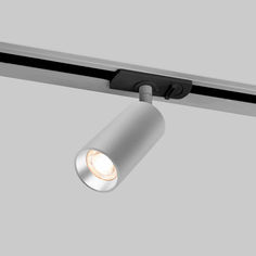 Трековый однофазный LED светильник Elektrostandard Diffe 85166/01 серебряный 15W 4200K