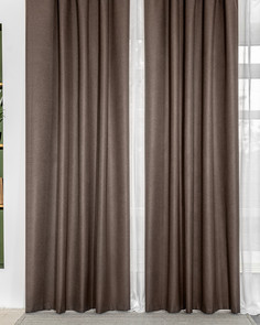 Штора 100% блэкаут 130x275 Массимо Цикорий Evrika Home