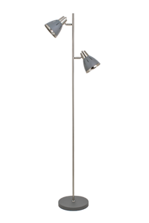 Торшер с двумя лампами Ultra LIGHT MT2019 Антрацит