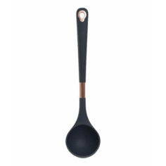Половник OKitchen Rose gold 33 см черно-золотой